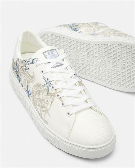 versace sea greca sneakers